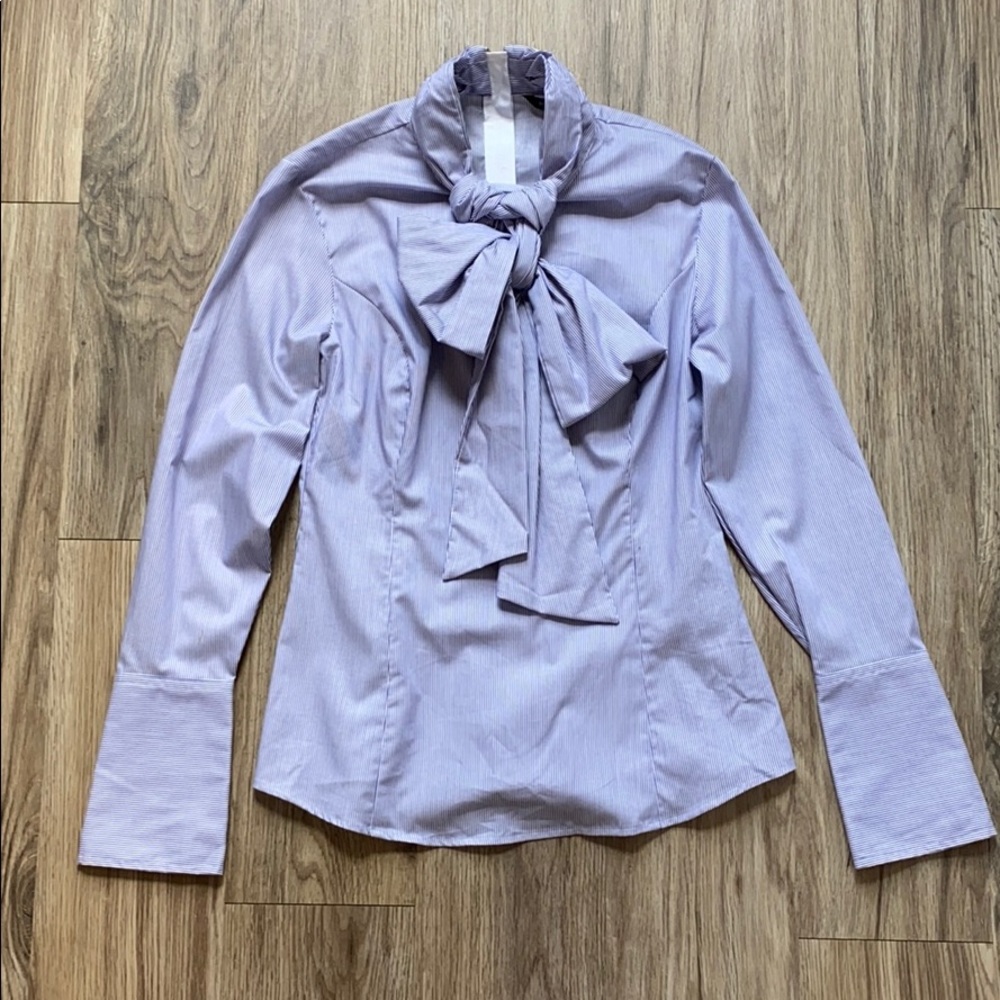 Banana Republic work blouse with bow